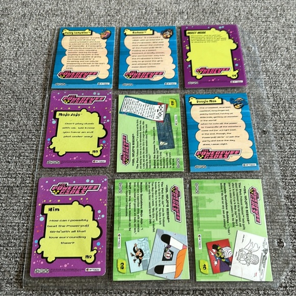 Set of 68 Powerpuff Girls Trading Cards with a checklist card - Picture 5 of 16